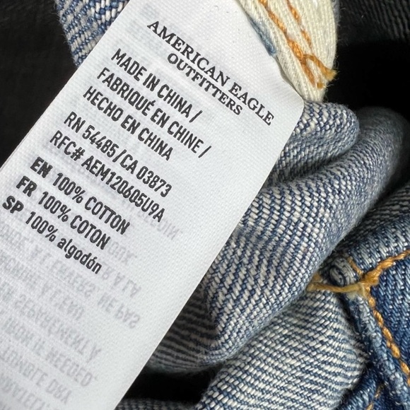 American Eagle Outfitters Blue Jean Denim Tote Bag - Picture 9 of 11